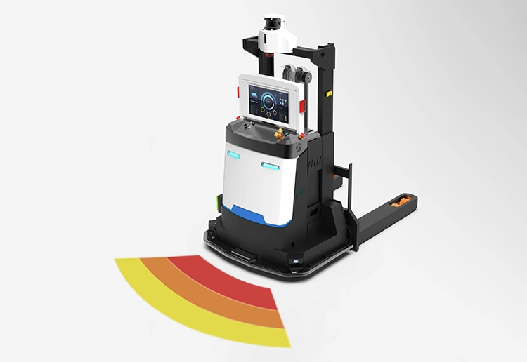 Application of ultrasonic sensors in AGV obstacle avoidance forklifts