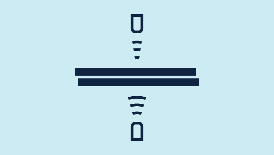 Concept diagram of dual-sheet detection