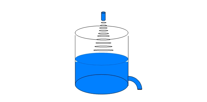 Concept diagram of liquid level detection application