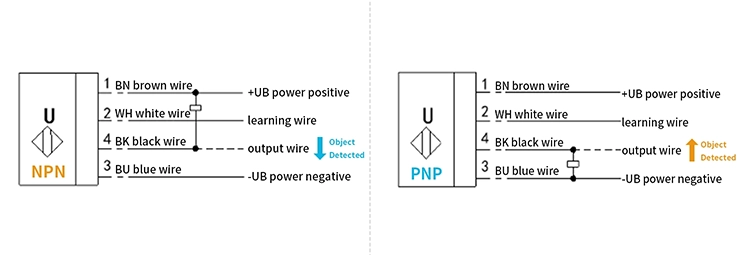 NPN and PNP electrical connection