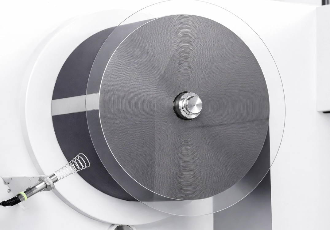 Electrode roll diameter control for distance measurement applications