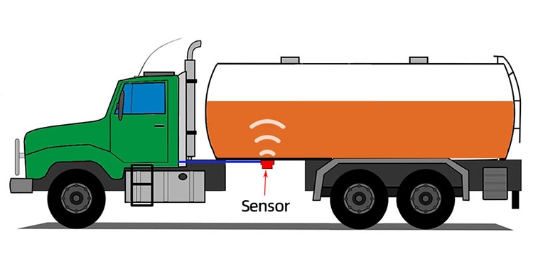 Ultrasonic Oil Level Detection for Tank Trucks